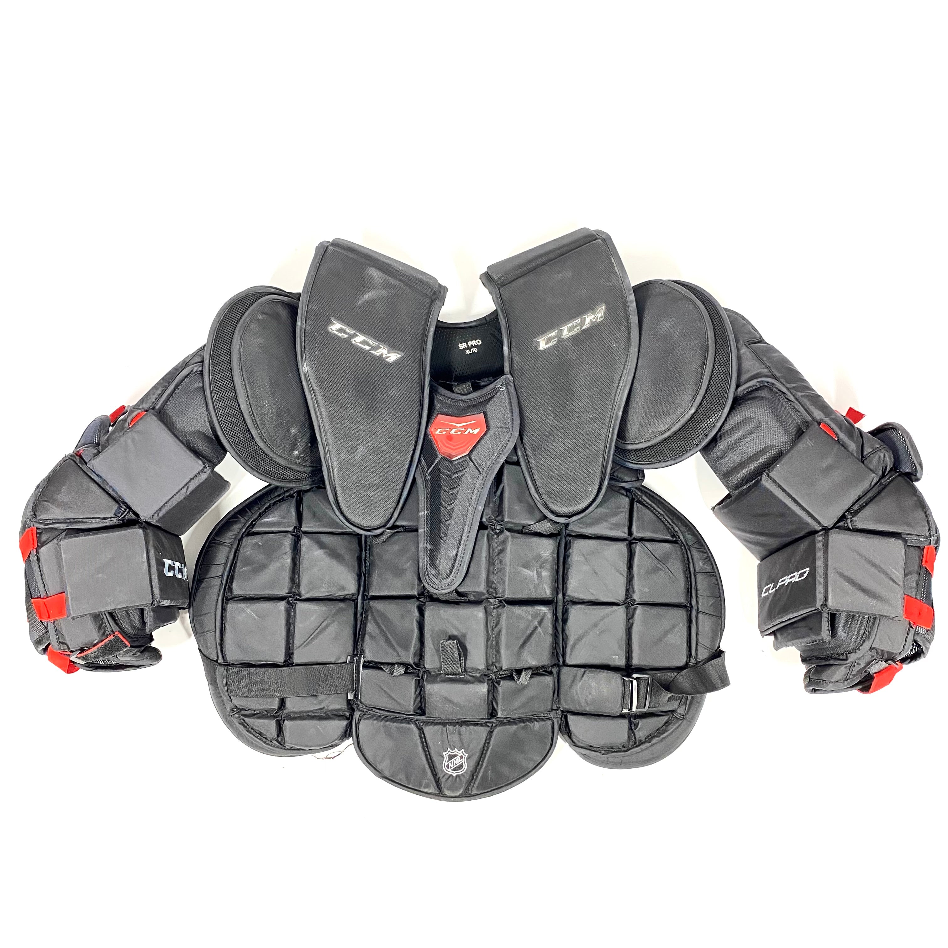 CCM CL PRO - Plastron de gardien de but Pro Stock d'occasion (noir)